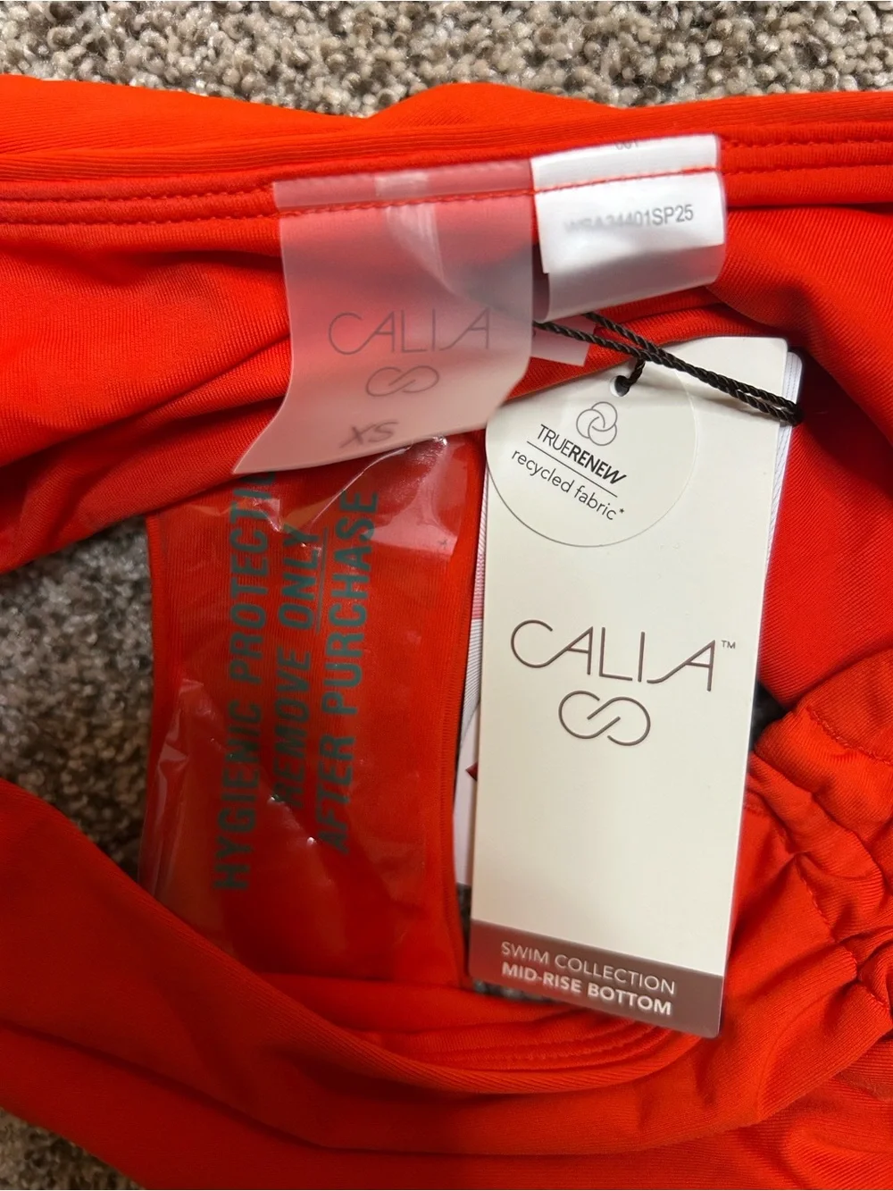 NWT CALIA Midrise Swim Bottoms Size XS